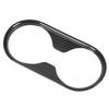 Carbon Fiber Style Cup Holder Cover Trim Car Interior Accessories Replacement for Ford Ranger T6 P375 2015‑2021