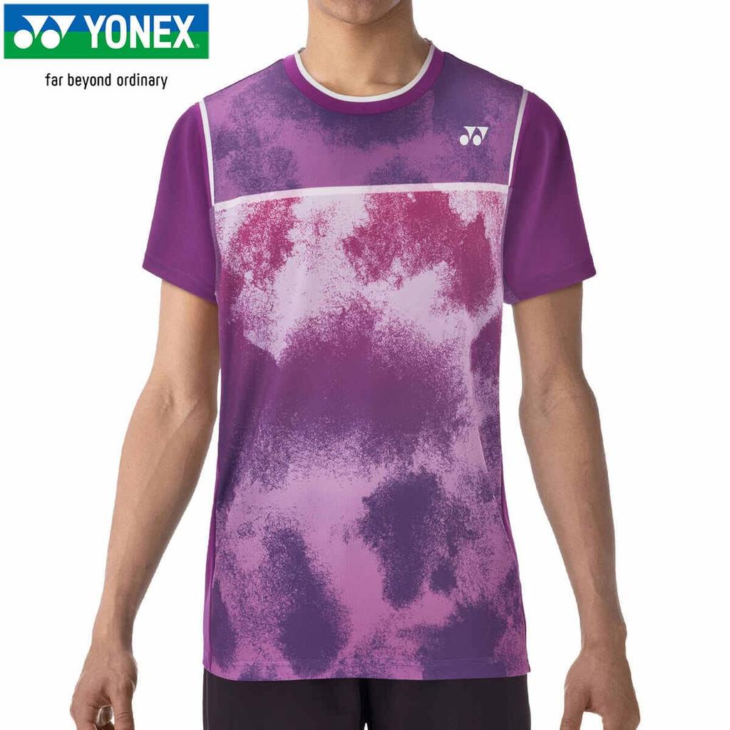 Short Sleeve Shirt Game Shirt Purple S [YONEX] (Fit Style) (039)