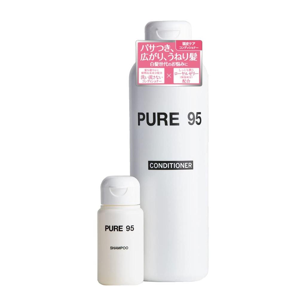 Salon September 2024 anan Mote Cosmetics Award PURE95 Amino Acid Conditioner Salon Exclusive Palming Japan Pure 95 300ml Shampoo Trial Hair Care