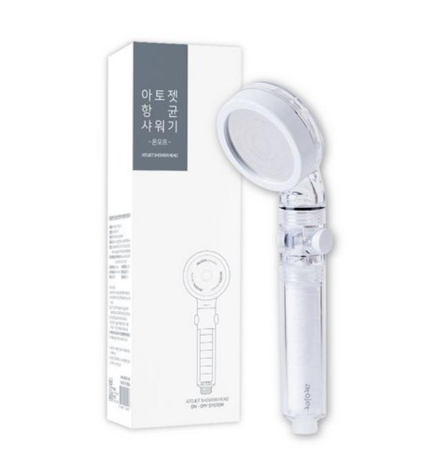 atojet On/Off Filtrační sprchová hlavice, Antibakteriální typ, Korejská