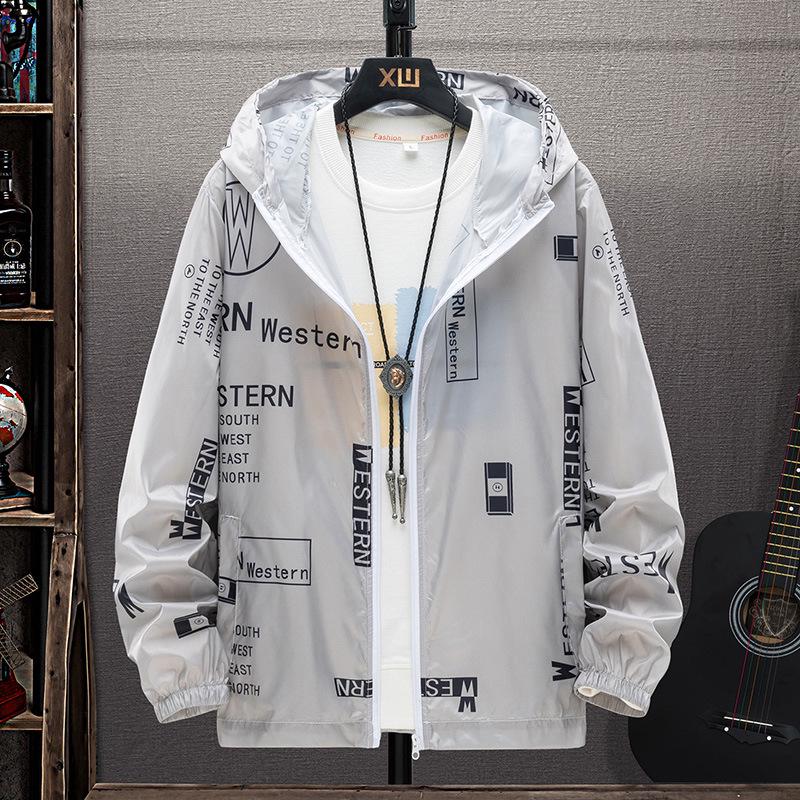 2024 Men's Summer Lightweight Breathable Sun Protection Jacket Plus Size for Fishing & Students