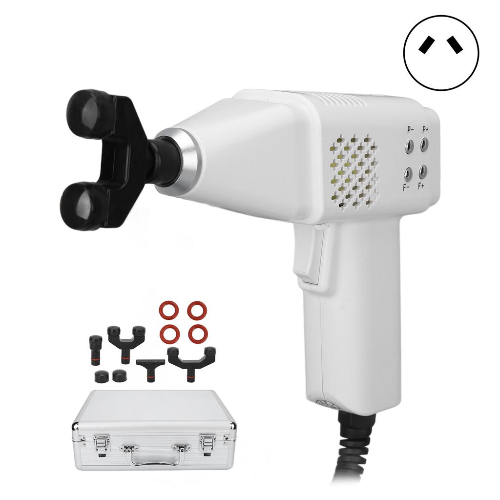 Electric Chiropractic Adjusting Instrument 4 Therapy Heads 9 Strength Spine Massager Corrector Tool
