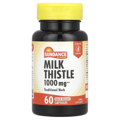 Milk Thistle, 1,000 Mg, 60 Quick Release Capsules