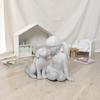 Cute Desktop Dog Figurine Creative Canine Statues Crafts Girl And Dog Statues  Home Decoration