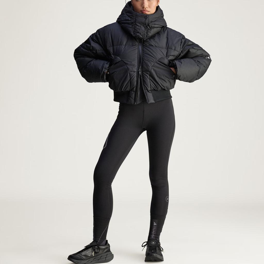 Adidas Stella McCartney FW25 Short Warm Sports Loose Zipper Cotton Jacket Women Jacket JW2027