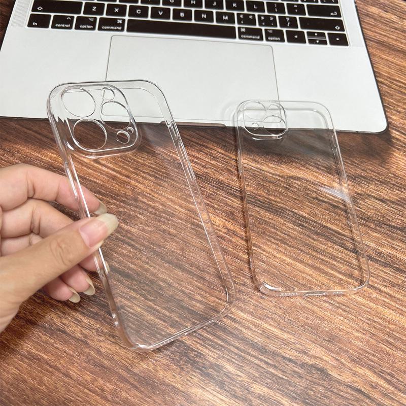 Ultracienkie przezroczyste etui PC do iPhone 12/13/14/15/16/17 Pro