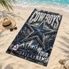 Dallas Cowboys Custom Name Beach Towels Also Serve As Bath Towels Summer Essential a Musthave for the Outdoors the Beach and the Pool
