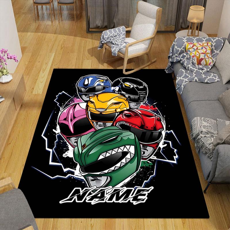 Custom 1Pc Power Rangers Teamup Rug Office Carpet Indoor Outdoor Entrance Doormat Nonslip Soft And Comfortable Living Room D2915222