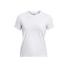 Movement Logo Round Neck Breathable Short Sleeve T-Shirt Women T-Shirts White Metallic-Silver 6000217-100