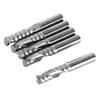 5pcs 6mm Shank Tungsten Carbide Single Flute End Mills Spiral Cutters CNC Milling Bits