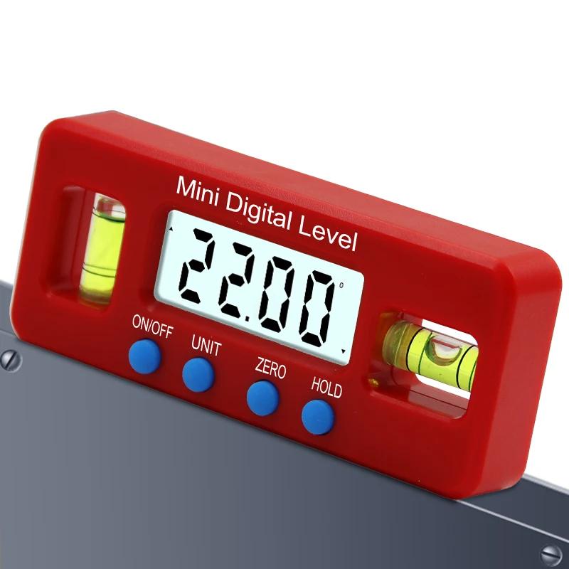 100mm Precision Digital Protractor Angle Finder Inclinometer Electronic Level Box with Magnetics Angle Measuring Carpenter Tool