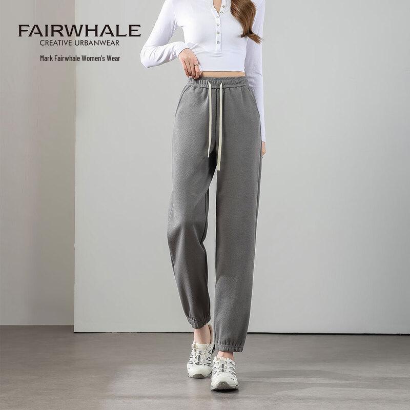 Mark Fairwhale Women's High-Waist Drawstring Cuffed Sweatpants