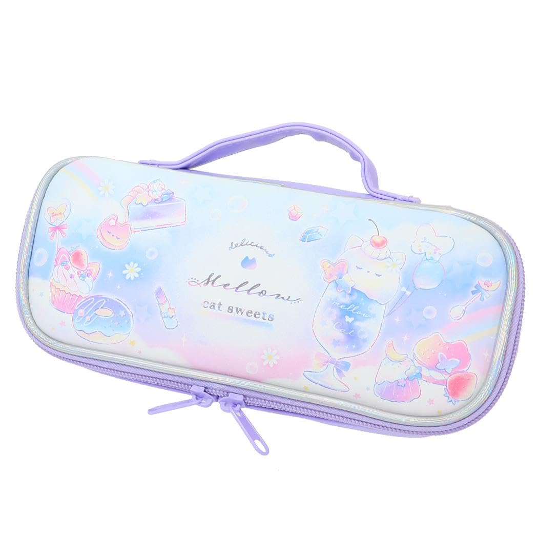 

Round zipper pencil case MELLOW CAT SWEETS