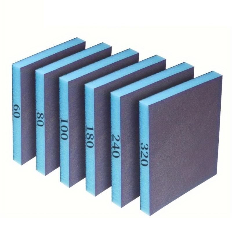 

6Pcs Sanding Sponge 60-320 Grit Washable Reusable Wet Dry Sanding Blocks for Metal Wood Polishing Abrasive Tool 1