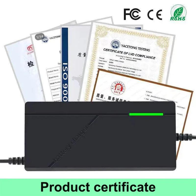 12V 24V 5A 10A Smart Lifepo4 Charger 14.6V 29.2V 4S 8S High Power LiFePO4 Charger AC110-240V Lithium iron Phosphate Battery Pack