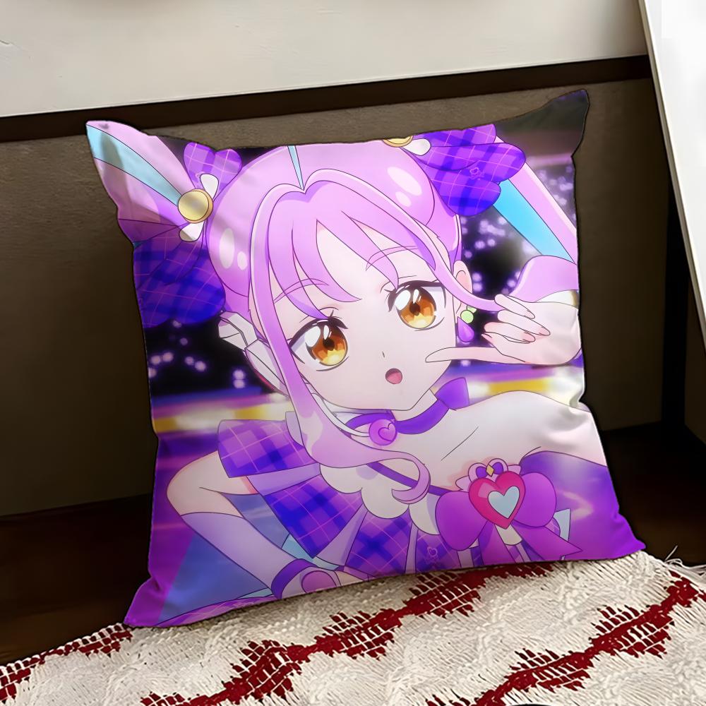 YYou and Idol PPretty Cure Cushion Cover Reversible Soft Durable Pillow Cover Home  Car MultiScene Use for Daily Comfort