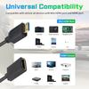 Duttek 8K Mini HDMI na HDMI Prodloužení 48Gbps Mini HDMI Samec na Samici Kabel pro Grafiku a Kabel, Ultra-tenké Kamery, Videokamery, Karty, Laptopy,