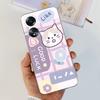 Case For Oppo A58 4G Cute Butterfly Soft Clear Shockproof Phone Cover For OppoA58 OppoA58 A 58 4G CPH2577 Fundas Capa Coque