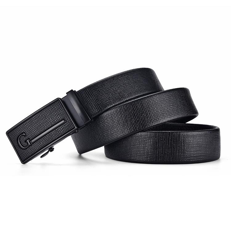 Belt Men'S Advanced Sense Automatic Buckle Simple Belt