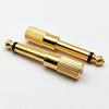 2pcs/lot 6.35mm Male To 3.5mm Female Mono Jack Plug Single Audio Cable Adapter Microphone Earphone Amplifier AUX Converter
