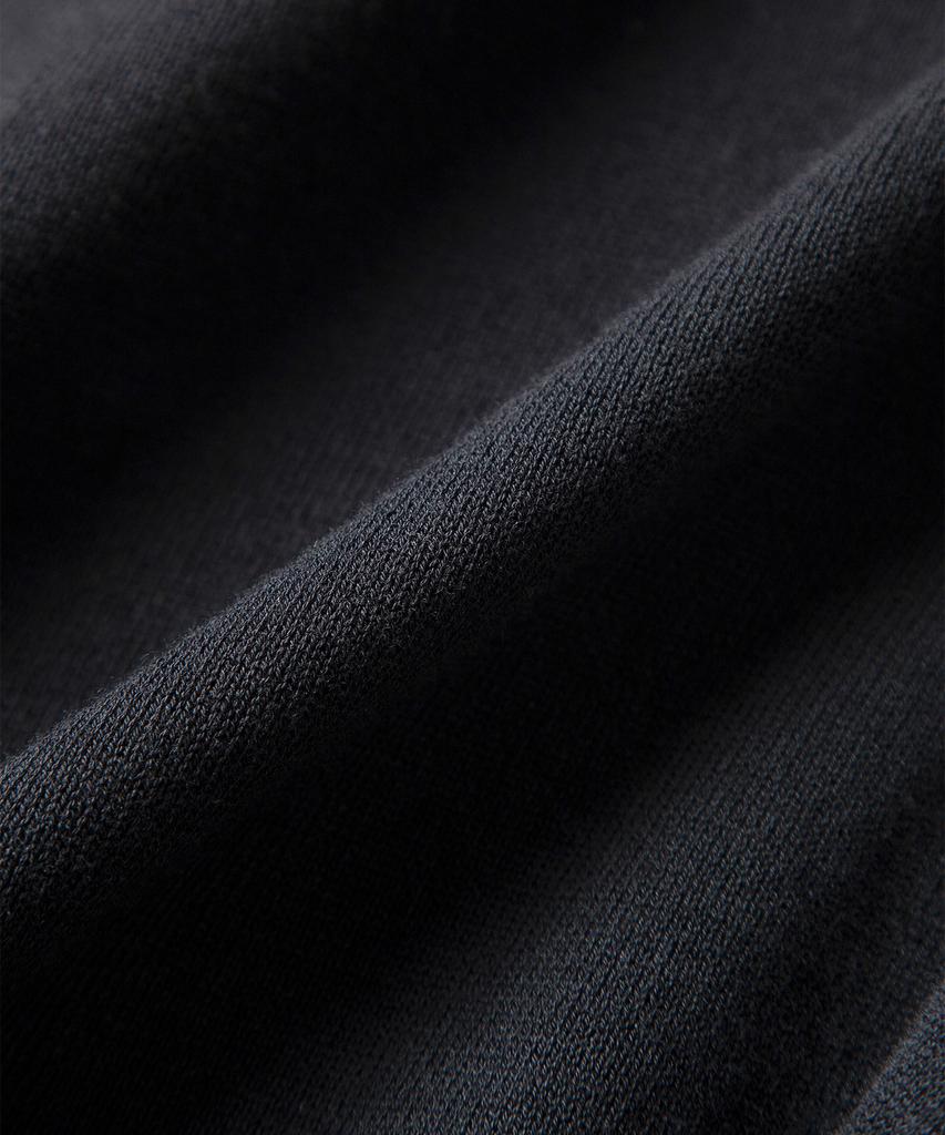AMFEAST Essential Polo Half Knit Black