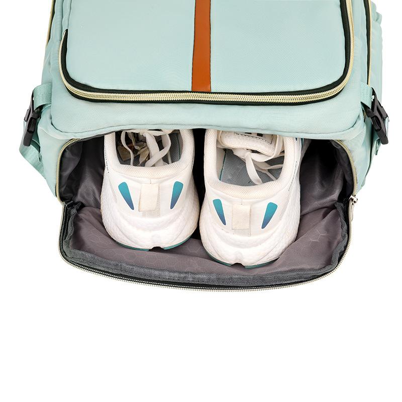 TS JYL laptop bag,Large Backpack Versatile Outdoor Multi Travel Luggage Simple Solid Bag