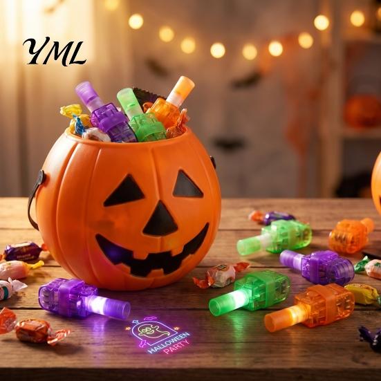 Educational Sensory Play Tool 36 Pcs Halloween Finger Projector Lights, Mini Pattern Projectors, LED Projection Light Christmas Party Favors