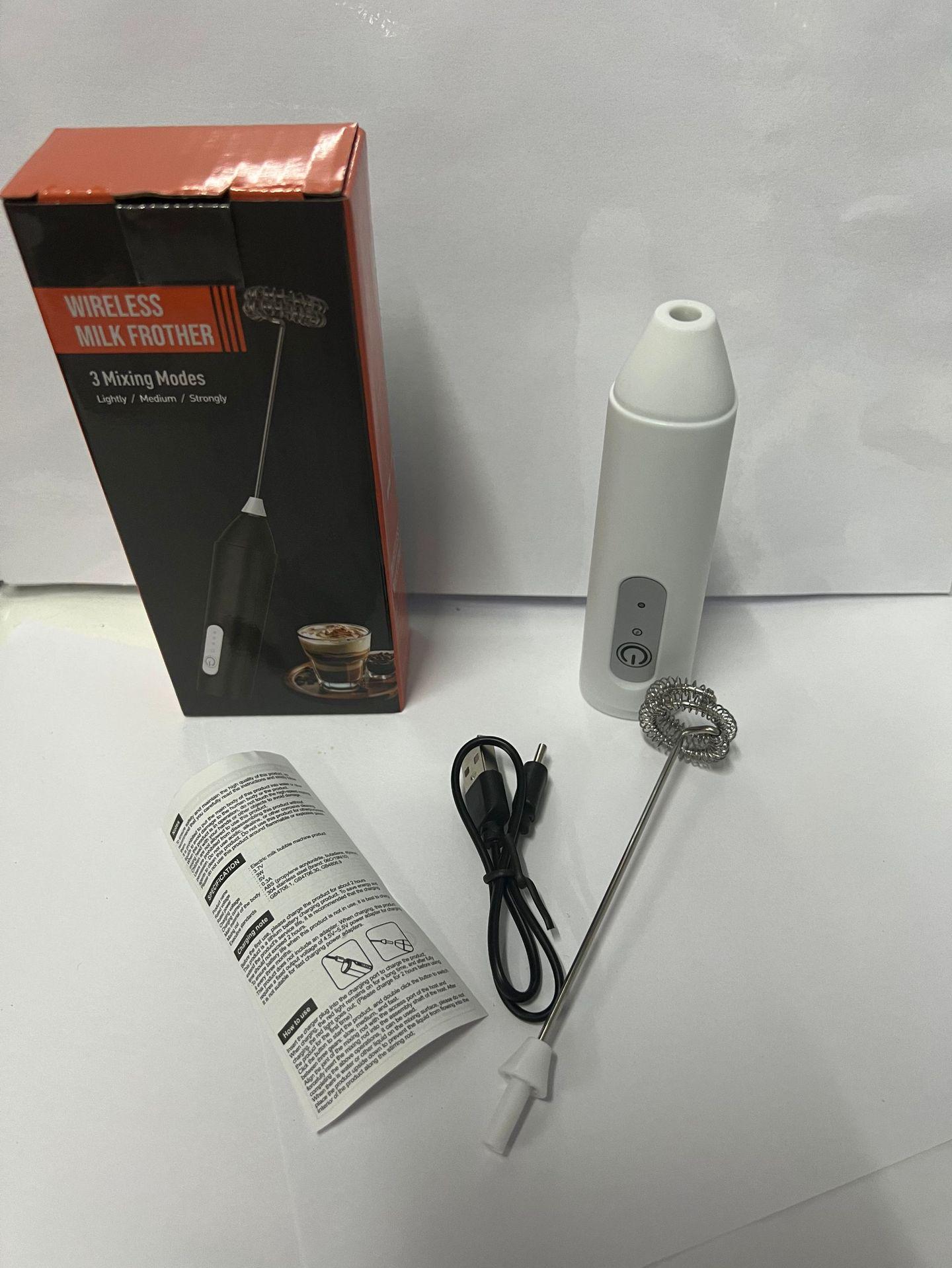 

Беспроводной ручной электрический вспениватель молока блендер для кофе Dual Whisk