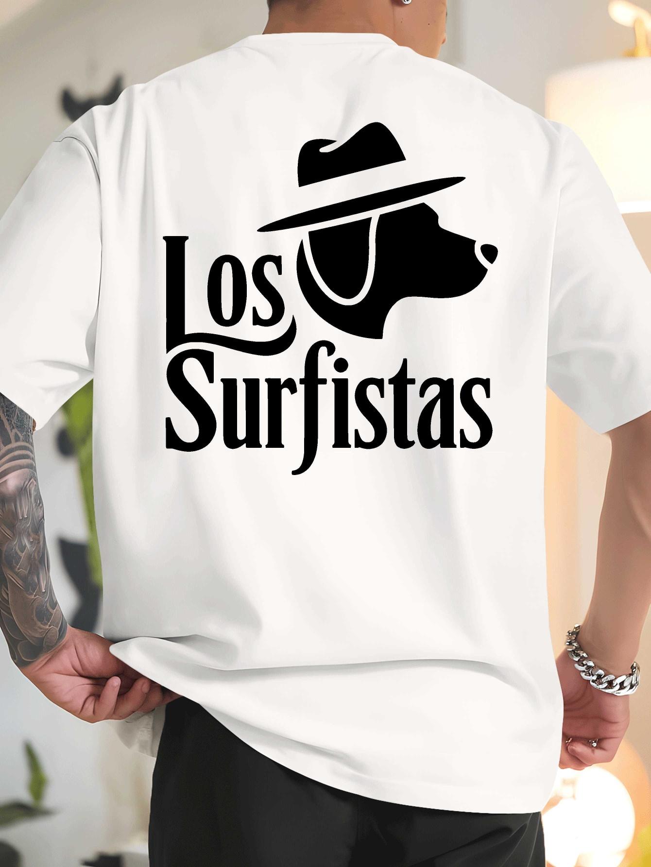 2026 New Summer Mens Back Printed Short Sleeved Tshirt  Fashionable Versatile Breathable Casual Style Letter Pattern S