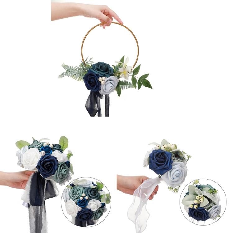 Wedding Artificial Flower Bouquet Simulation Wedding Flower Arrangement