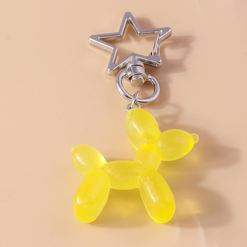 Cute Resin Cartoon 3D Elephant Keychain Animal Keyrings Pendants for Car Key Holder Handbag Decor Jewelry Gifts