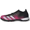 Predator Freak .3 Comfortable TF (Rubber Studs) Non-Slip Durable Soccer Shoes Men Soccer Shoes Black Pink FW7520