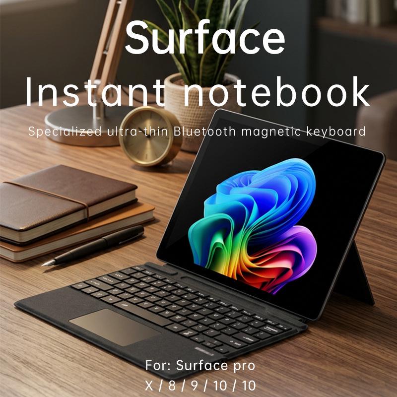 Color Backlit Bluetooth Magnetic Keyboard Case for Microsoft Surface Pro 8/9/10/11/X