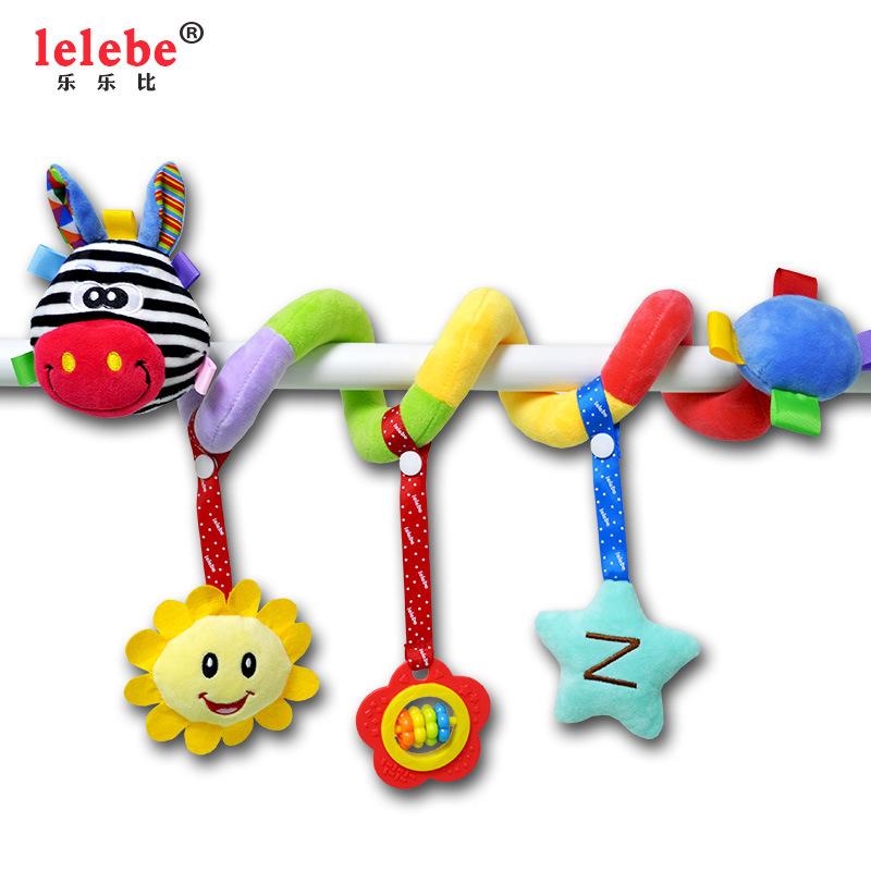 hot sale lelebe infant animal bed around  plush multi-function comfort lathe pendant bed