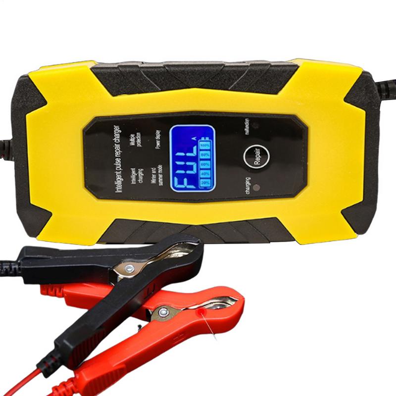 Smart Car Battery Charger 12V Trickle Battery Charger Battery Maintainer Intelligent Pulse Charger For Automotive Car Truck france