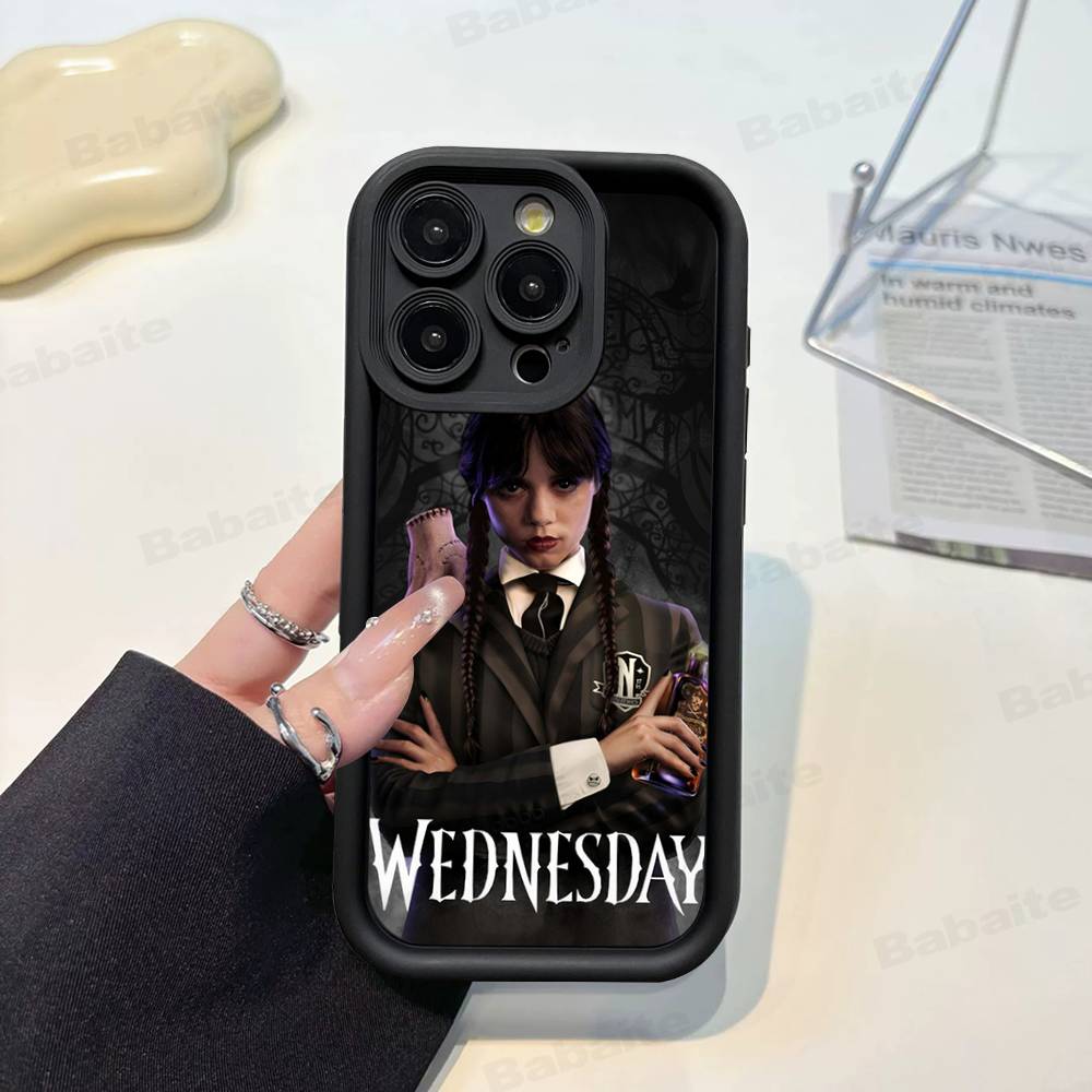 Cool Girl W-WednesdayS A-Addams TPU Phone Cover For Iphone 17 16 15 14 13 12 11 Pro Max Plus Case Cover