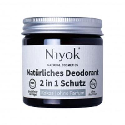 Nyok 2-in-1 Deocreme Kokosnuss (Kein Parfüm) 40ml