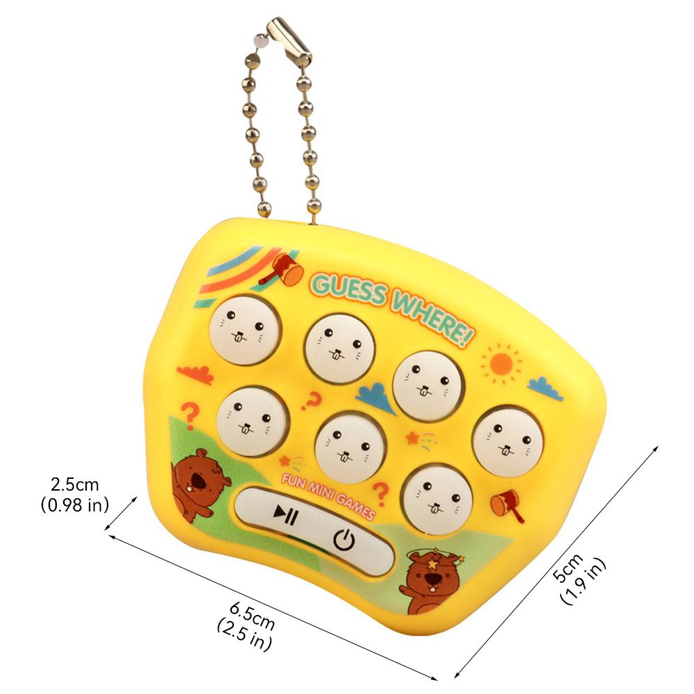 Mini Portable Handheld Interactive Memory Game Console For Children's Stress Relief And Puzzle Cartoon Illuminated Toys