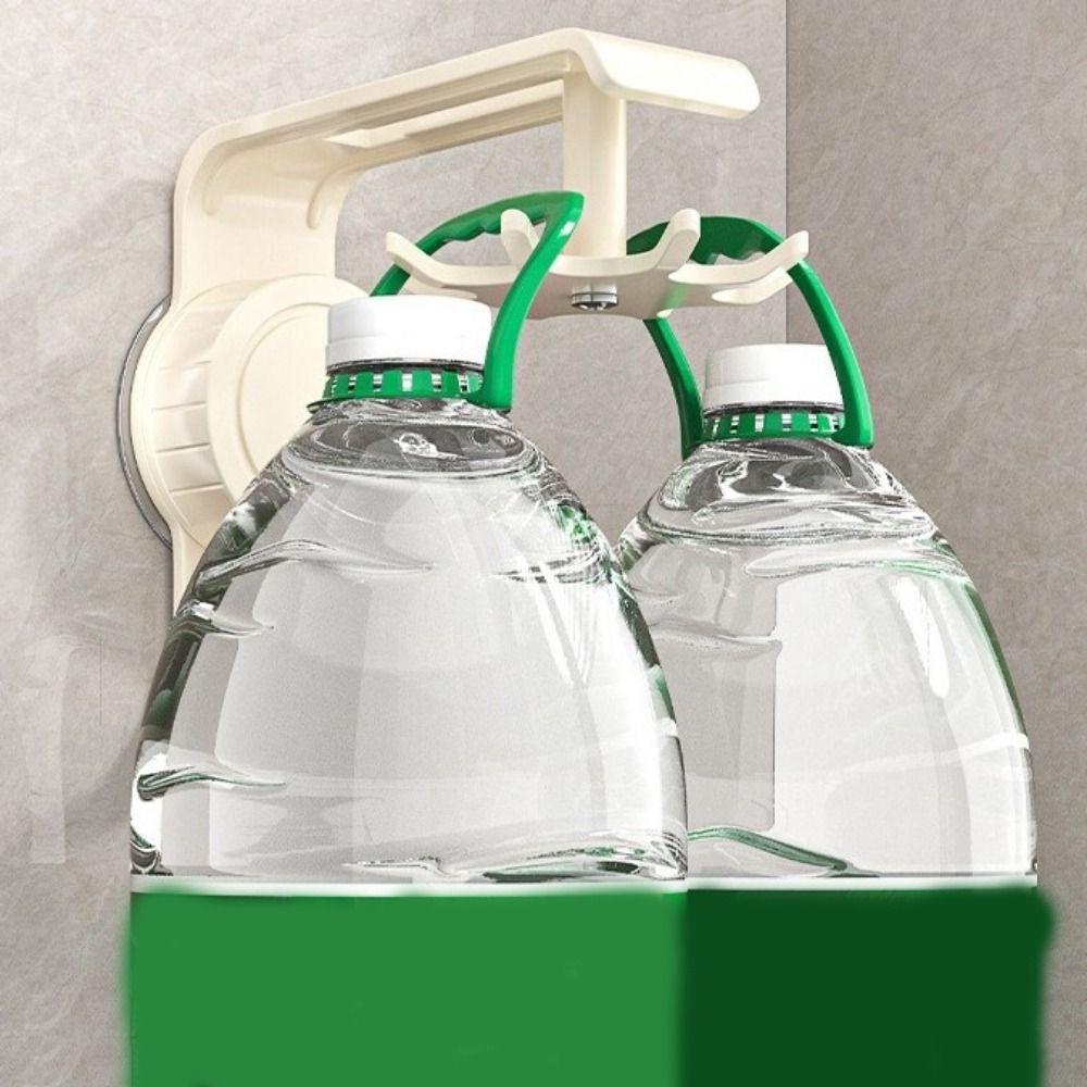 360 Degrees Rotatable Kitchen Hook Non Punching Spoon Hanging Rack  Bathroom