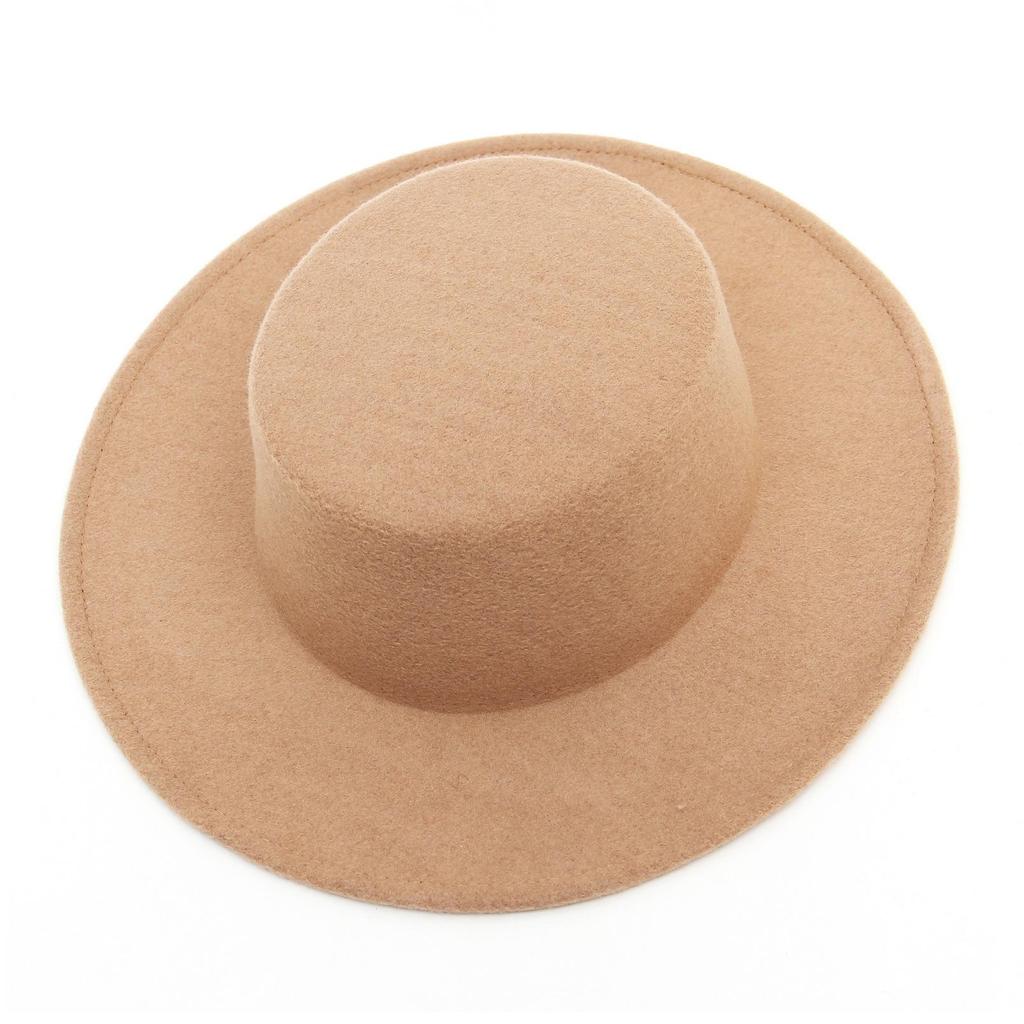 Chapeaux Fedora en Laine Européens et Américains pour Femmes: Style Automne/Hiver avec Chapeaux Jazz Rétro Français à Large Bord