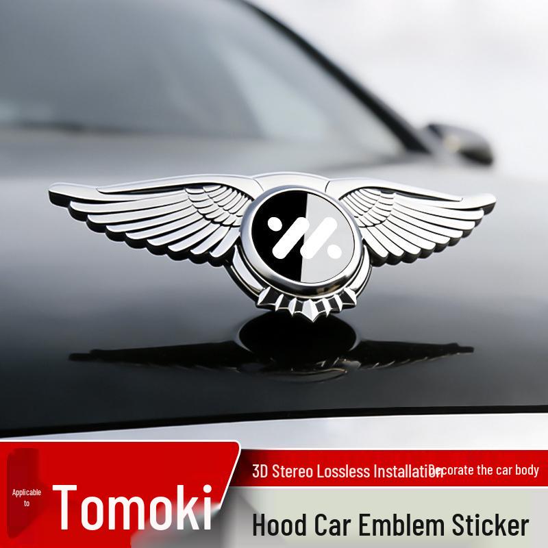 Front Hood Emblem & Wings for IM L6/LS6/L7/LS7 - 3D Decorative Car Sticker