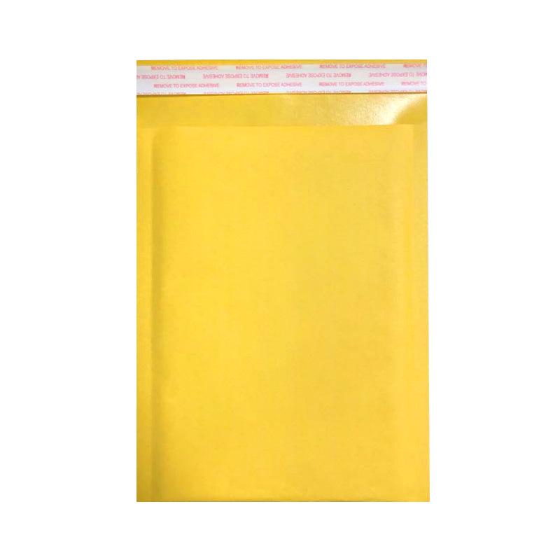 Yellow Kraft Bubble Envelope - Thickened, Anti-Fall, Self-Adhesive Packaging for Books and Jewelry