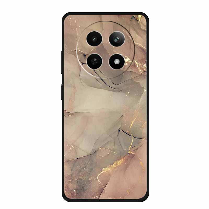 Case For Realme 13 Plus Marble TPU Soft Silicone Back Cover For Realme 13+ Cases Protective Mica Painted Colorful Bumper Capa