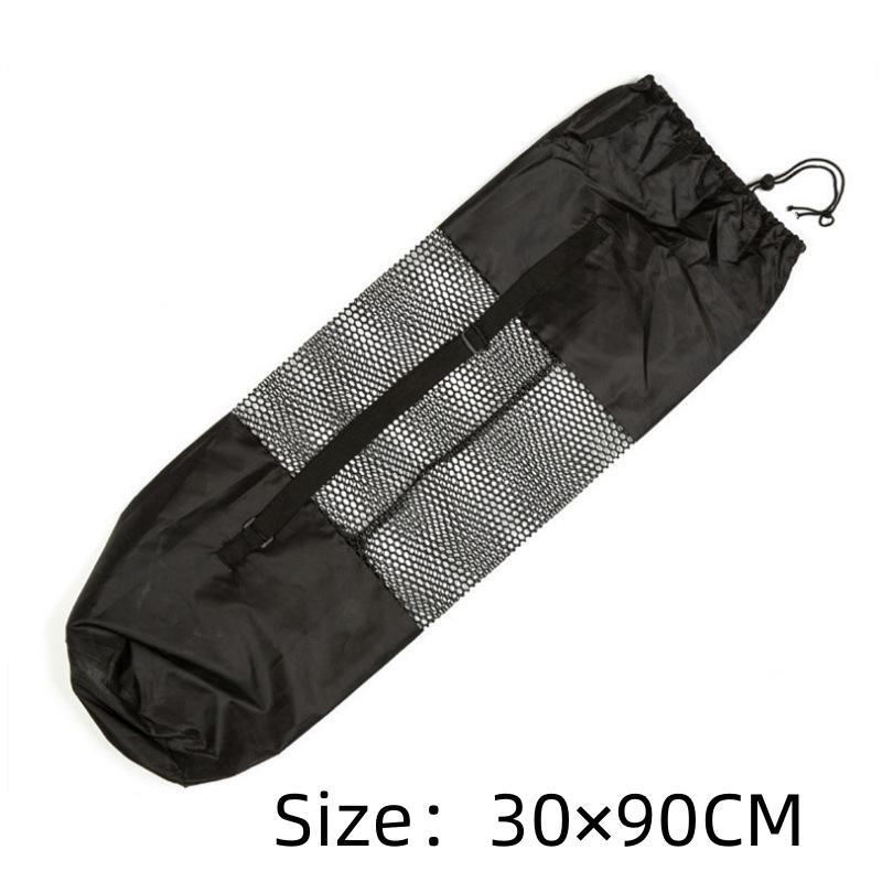 Lightweight Oxford Cloth Yoga Net Case Wear-resistant Yoga Mat Case Adjustable Size Carrier Pocket Foldable Washable Fitness Pouch
