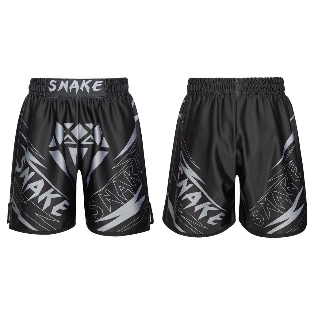 Youth Kids Muay Thai Shorts Training Kick Boxing Trunks Grappling Martial Arts Gear Cage Fighting Shorts