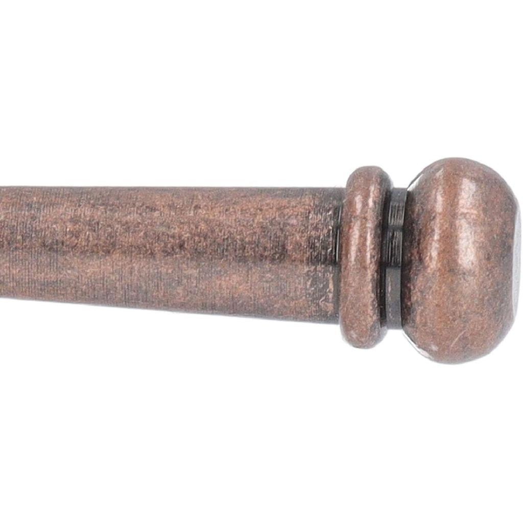 Guitar Bridge Pins,6PCS Guitar Bridge Pin Copper Acoustic Guitar Bridge Pins Peg Replacement for Repairing (Antique Bronze)