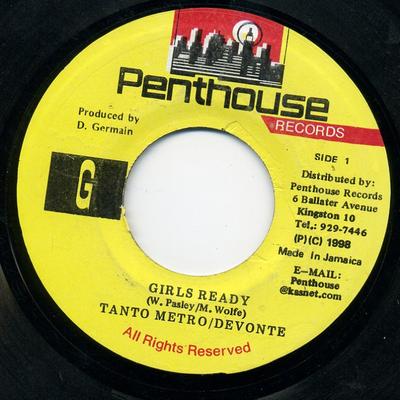7inch Record TANTO METRO & DEVONTE - Girls Ready NONE Penthouse Recor 1998 Jamaica Reggae, Ska & Dub Used