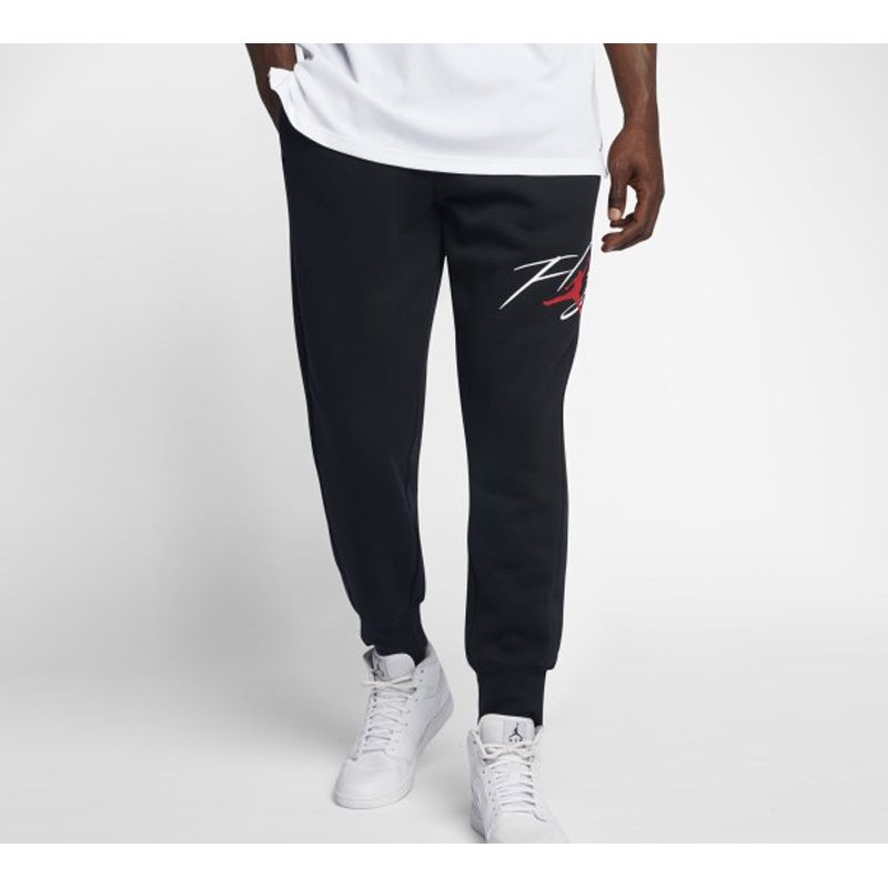 Jordan Air Print Knit Fleece Joggers Men Bottoms Black CQ7750-010