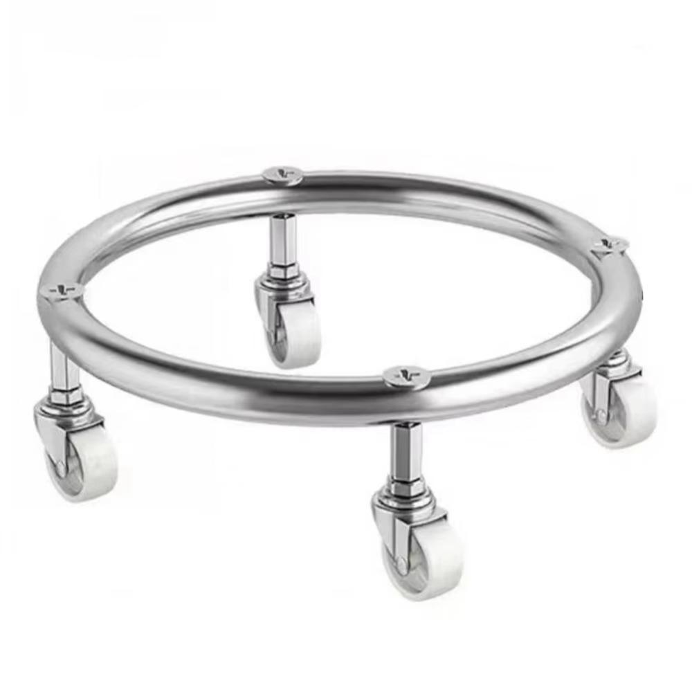 

Подвижные колеса, баллон с газом, мобильный кронштейн, нержавеющая сталь, кронштейн для газового баллона, поставка для хранения серебряный