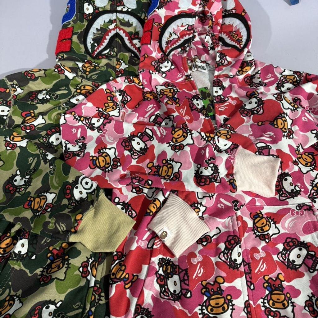 Men's Shark Panda Full Print Hooded Jacket - Unisex Autumn/Winter Trend